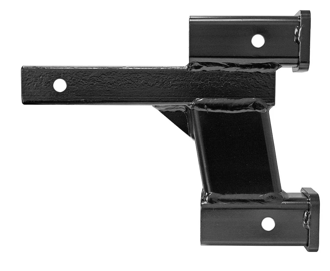077-8 – ROADMASTER Trailer Hitch Receiver Tube Adapter, Fits 2 Inch Receiver And Adapts Two 2 Inch Receiver One Recei...